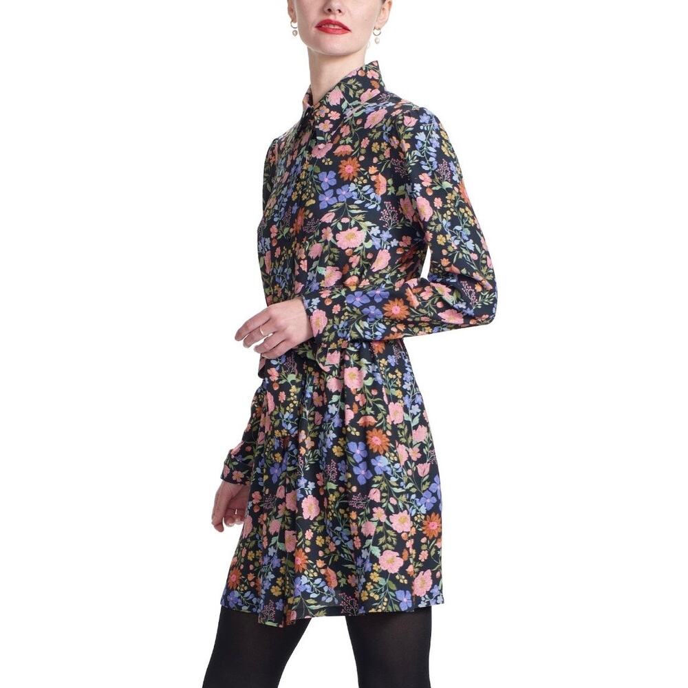 New Corey Lynn Calter Black English Garden Gabriela Mini Dress Medium